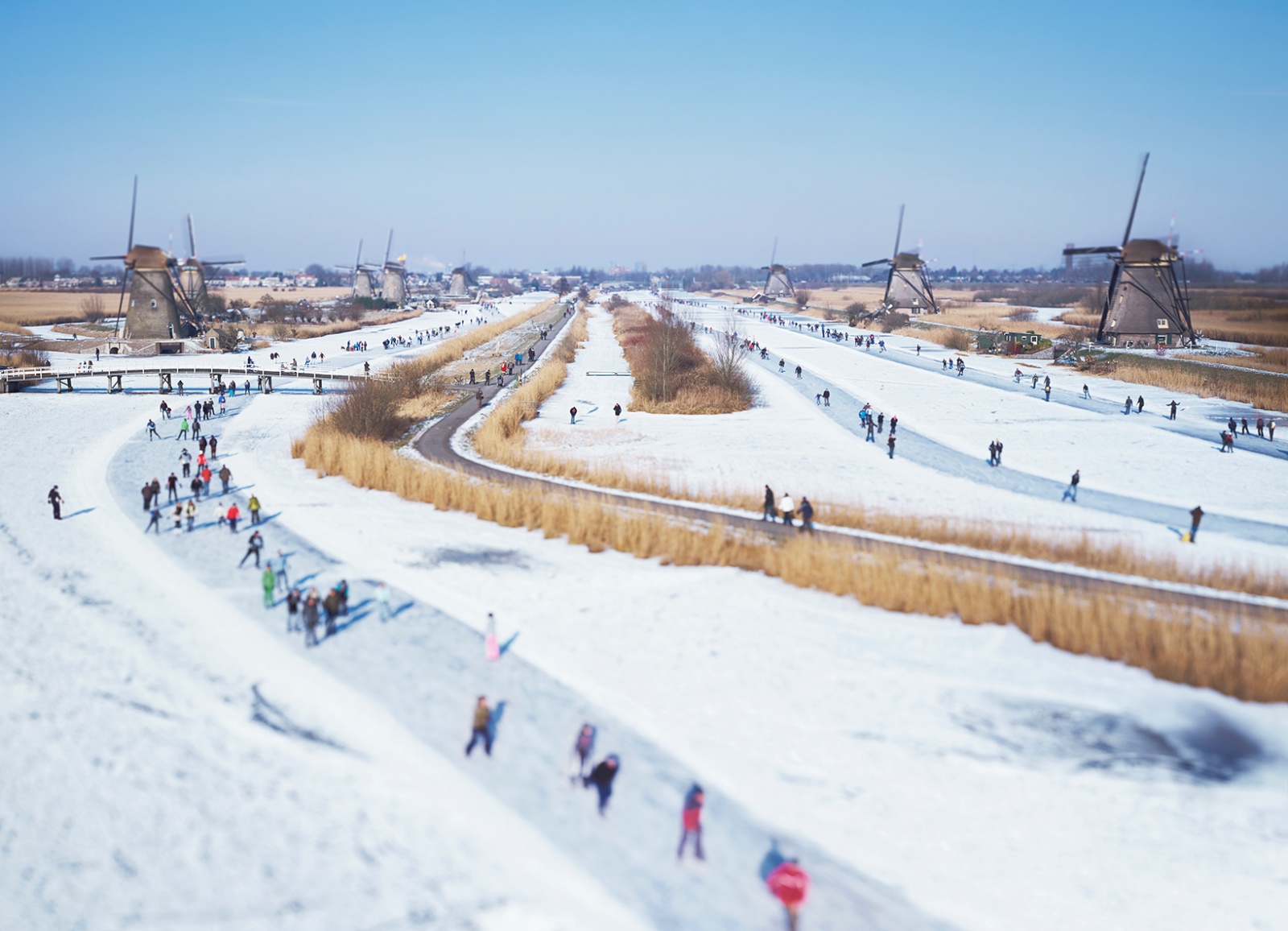 Schaatsen Kinderdijk